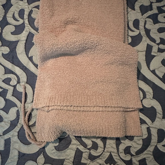 Wide leg sherpa pants, high rise - Picture 3 of 4